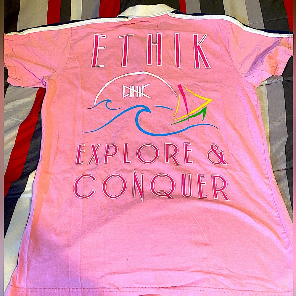 PINK ETHIK POLO SHIRT